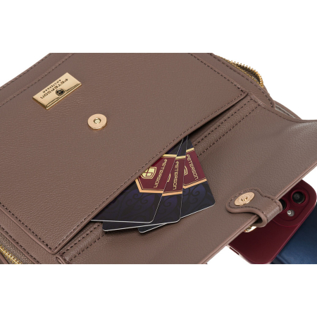 Geantă de damă maro din piele ecologică - Peterson PTR-PTN TOR-ALE-21 PUR [7]