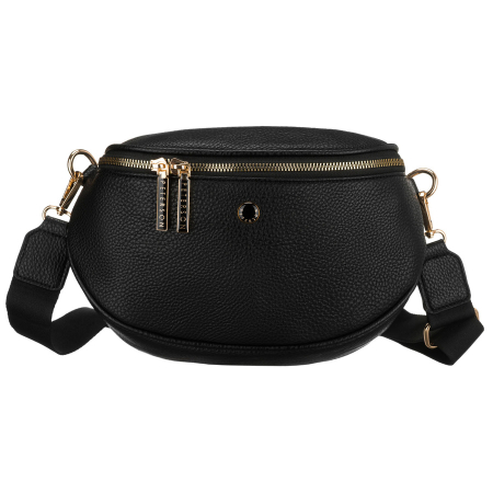 Geantă elegantă de damă din piele ecologică de culoare neagră - Peterson PTR-PTN MIS-02-3551 BLAC [2]