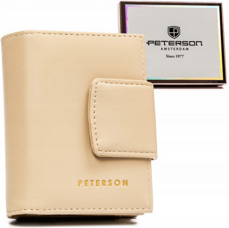  Wallets & Money Clips - Portofel dama din piele Peterson PTR-PTN 42329-F8 BE