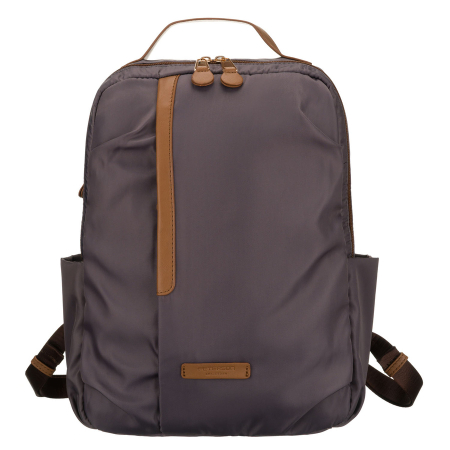 Rucsac gri pentru femei cu bretele reglabile și închidere cu fermoar - Peterson PTR-PTN JN-09-0085 GRAY [3]