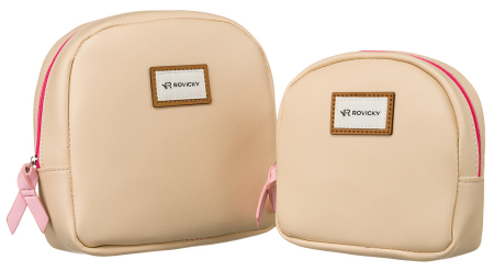 Rovicky - Set doua genti cosmetice dama din piele ecologica - Rovicky PTR-R-261-9398 BE