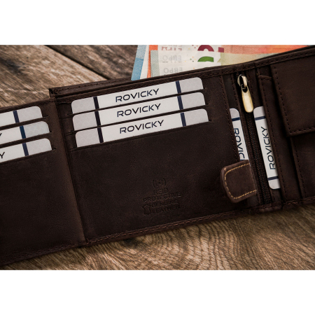 Portofel din piele naturala pentru barbati PTR-N992L-CHM-DOG-1-BL B [8]