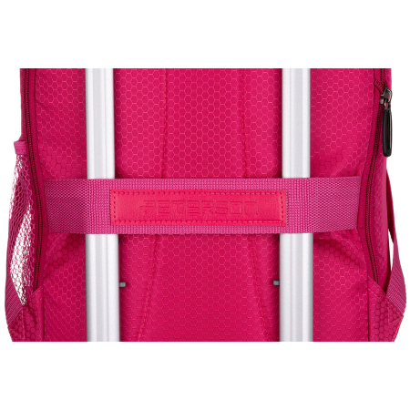 Rucsac de călătorie roz din poliester cu , curea pentru valiză - Peterson PTR-PTN BOCIAN-6439 PINK [6]