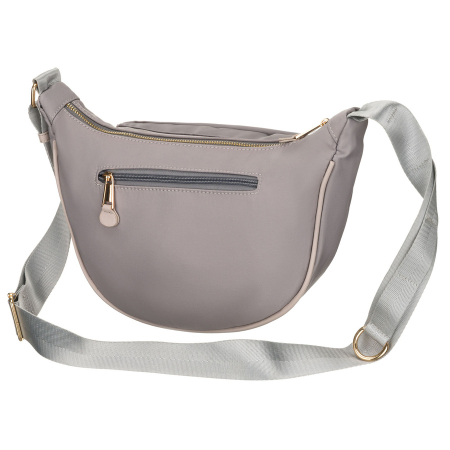 Geantă de damă gri din nylon, cu curea reglabilă și închidere cu fermoar - Peterson PTR-PTN JN-14-0306 GRAY [6]