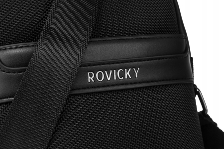 Geantă neagră pentru bărbați din poliester - Rovicky PTR-R-1501-6779 BL [3]