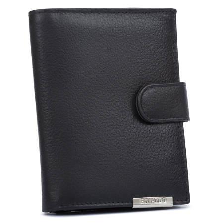 Portofele Barbati - Portofel din piele naturala pentru barbati Cavaldi PTR-N4L-P-PDM-BL BLACK