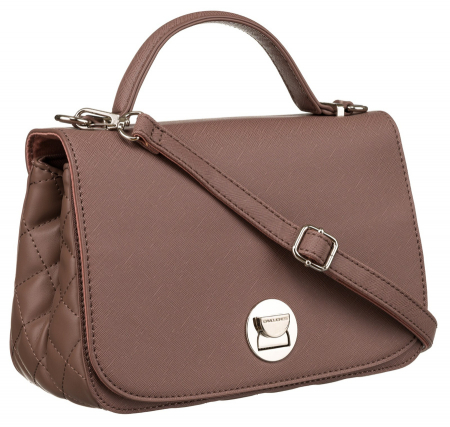  Handbags - Geanta de umar de dama cu doua camere si buzunare, roz - David Jones PTR-6835-1 D.PINE