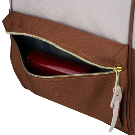 Rucsac de damă din poliester bej și maro cu compartiment pentru laptop - Peterson PTR-PTN ALFA BR-BE [11]