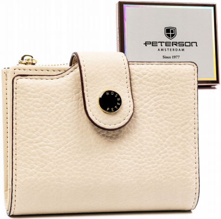 Portofele Dama - Portofel dama din piele Peterson PTR-PTN 012-HB-5185 BAIG