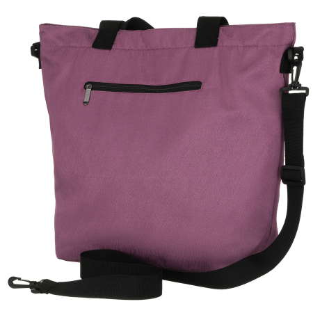 Geantă de damă mov, cu un singur compartiment, cu fermoar și buzunar exterior - Rovicky PTR-R-TZ15605-ZJ PURPLE [2]