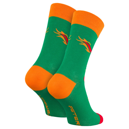 Set de șosete bărbătești în mărimile 38-44 cu model cu chili - Peterson PTR-PTN SML-S3W-CH-38-44 [14]