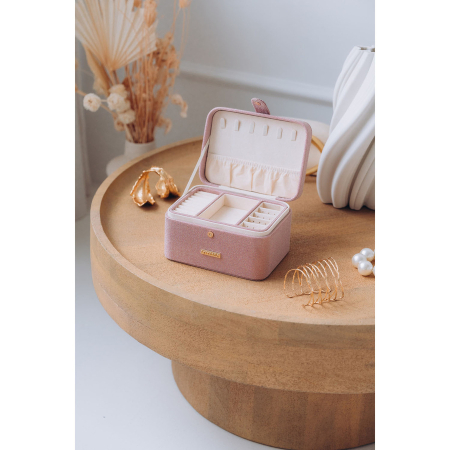 Cutie de bijuterii roz cu închidere magnetică - Peterson PTR-PTN SZK-09-3125 ROSE [2]