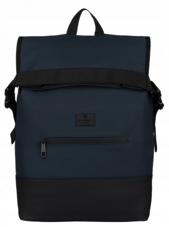 Rucsac sport bleumarin cu material respirabil pe spate - Peterson PTR-PTN BERLIN-9060 BL [2]
