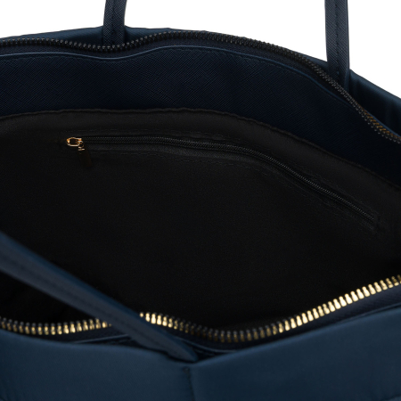 Geantă shopper bleumarin pentru femei cu închidere magnetică - Peterson PTR-PTN JN-10-0108 NAVY [15]