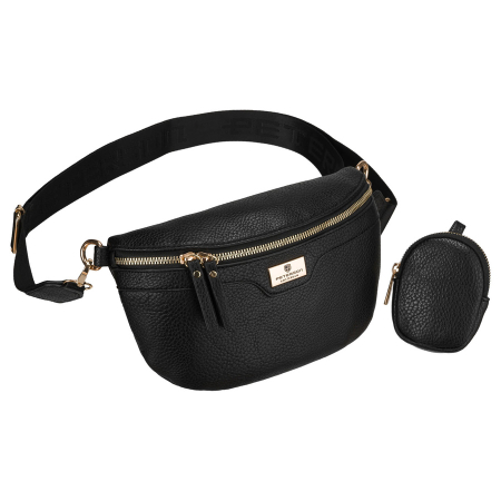 Borsete Dama - Geantă de damă din piele ecologică de culoare neagră - Peterson PTR-PTN MIS-17-5409-BLAC