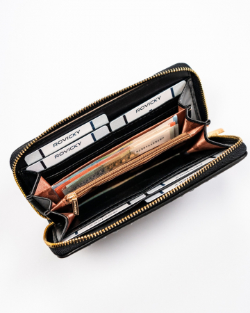 Portofel dama din piele Rovicky PTR-R-PFF-01-6090 BL [7]