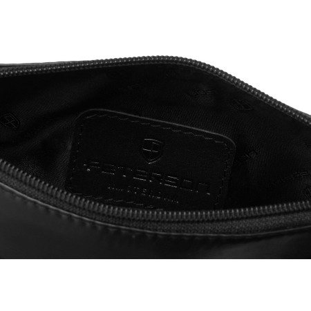 Geantă practică bărbătească din piele naturală, de culoare neagră, cu buzunare exterioare - Peterson PTR-PTN 19004-TUM-0598 B [5]