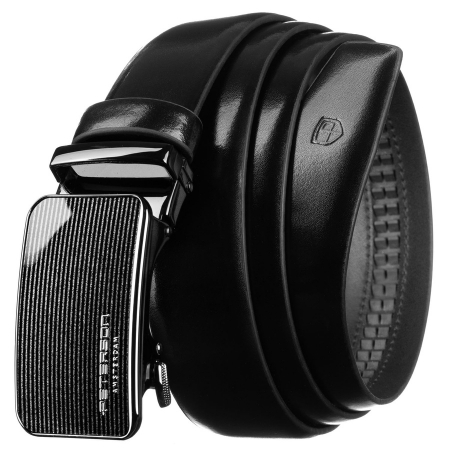  Belts - Curea din piele naturala pentru barbati Peterson PTR-PTN A010 BLACK