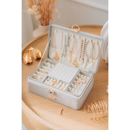 Cutie gri, elegantă, cu zăvor și cheie - Peterson PTR-PTN SZK-08-3118 GREY [8]