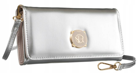  Handbags, Wallets & Cases  - Mini geantă clutch elegantă de culoare argintie - Rovicky PTR-R-MW-01-6045 SIL