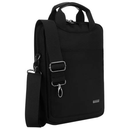 Genti Dama - Geantă messenger mică și practică din Cordura neagră, cu închidere cu fermoar - Peterson PTR-PTN-73216-2119 BLACK