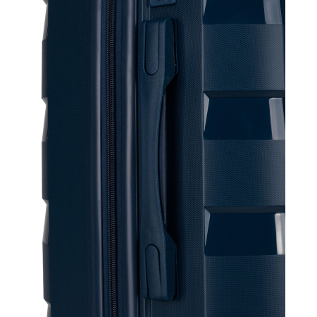 Valiză din polipropilenă cu carcasă rigidă, mărime medie, bleumarin - Peterson PTR-PTN HPP-01-W-M-1730 [14]