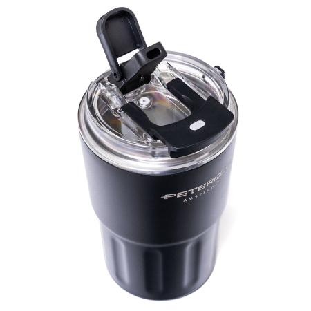 Cană termos neagră din oțel inoxidabil cu pereți dubli - Peterson PTN KT-01-360 BLACK [5]