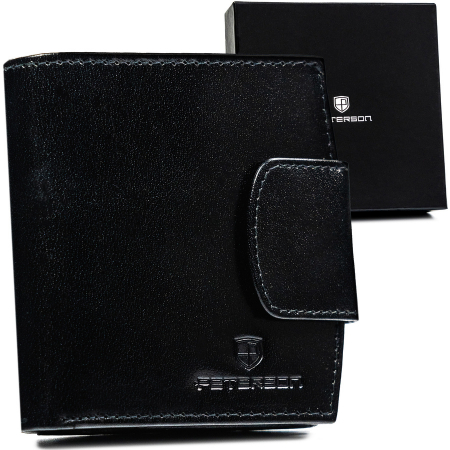 Portofele Dama - Portofel dama din piele naturala Peterson PTR-PTN D314-BFA BL