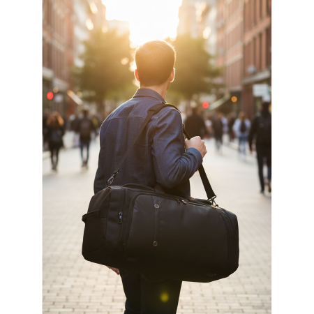 Geantă sport de antrenament din poliester negru - Peterson PTR-PTN 24289T-3490 BLAC [1]