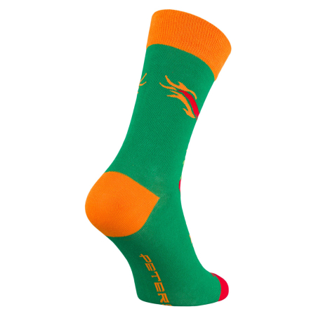Set de șosete bărbătești în mărimile 38-44 cu model cu chili - Peterson PTR-PTN SML-S3W-CH-38-44 [26]