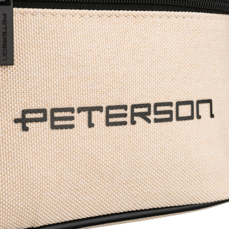 Geantă cosmetică din material sintetic bej și negru, cu un singur compartiment - Peterson PTR-PTN KOS-DA-16-3484 B [4]