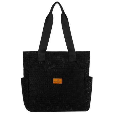 Geantă de cumpărături din material textil negru - Rovicky PTR-R-TZ-01-2417 BLACK W [1]