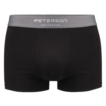 Boxer bărbătesc XL din bumbac, set de 3 perechi, negru - bleumarin - Peterson PTR-PTN MY-3-B01XL-BL-NV [8]