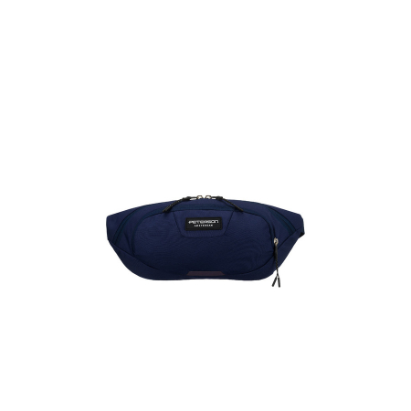Geantă sport tip borseta din poliester bleumarin cu închidere cu fermoar - Peterson PTR-PTN SWY-01-8443 NAVY [5]