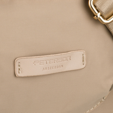 Geantă de damă bej, din nailon - Peterson PTR-PTN JN-14-0283 BEIGE [12]