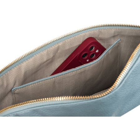 Geantă de damă albastră, geantă de umăr, geantă crossbody, din piele ecologică, Peterson PTR-PTN SSY-3-F19 BLUE [6]