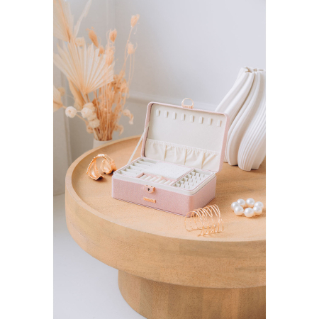 Cutie roz elegantă cu zăvor și cheie - Peterson PTR-PTN SZK-08-3095 ROSE [4]