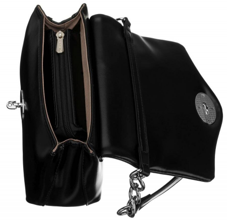 Geanta messenger de dama mica din piele ecologica - David Jones PTR-CM6439-5899 BL [6]