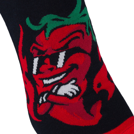 Set de șosete bărbătești în mărimile 38-44 cu model cu chili - Peterson PTR-PTN SML-S3W-CH-38-44 [31]