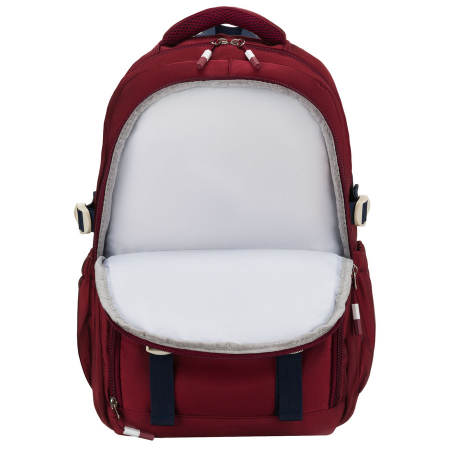 Rucsac școlar din poliester bordo cu , curele laterale - Peterson PTR-PTN 8594-1402 BORDO [6]