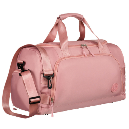 Genti de voiaj - Geantă de călătorie roz pentru weekend cu compartiment lateral pentru pantofi - Peterson PTR-PTN 24427-8359 PINK