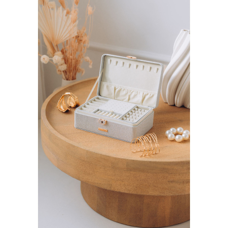 Cutie elegantă din argint cu zăvor și cheie - Peterson PTR-PTN SZK-08-3101 SILV [2]