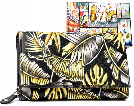  Wallets & Money Clips - Portofel dama din piele naturala Rovicky PTR-R-N19-ART-19-7040
