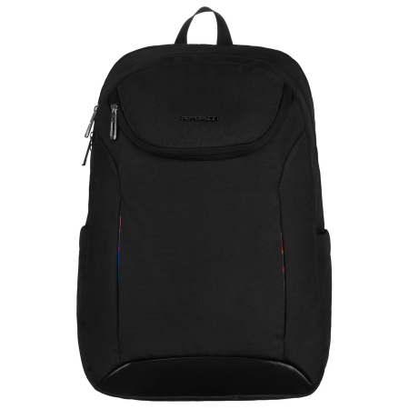 Rucsac urban, încăpător, din nailon negru, cu compartiment pentru laptop - Peterson PTR-PTN 24400-6904 BLACK [2]