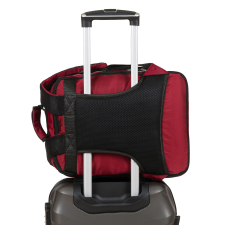Rucsac de cabină din poliester bordo cu închidere cu fermoar - Peterson Weekender [6]