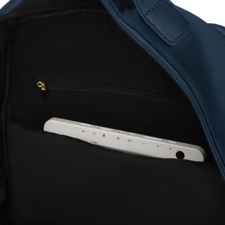 Rucsac de damă din nylon bleumarin cu mâner pentru prindere la valiză - Peterson PTR-PTN JN-09-0054 NAVY [13]