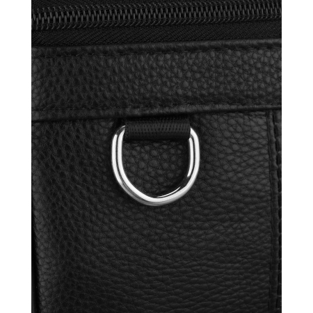 Geantă de umăr bărbătească neagră din piele naturală, cu un singur compartiment - Rovicky PTR-R-ST7-03-7595-BLACK [4]