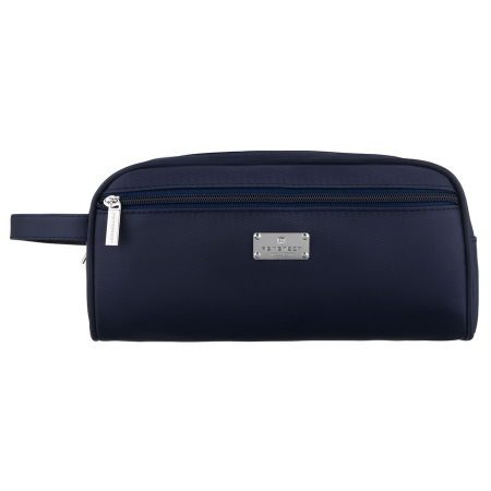 Geantă cosmetică bleumarin din material sintetic, cu un singur compartiment și închidere cu fermoar - Peterson PTR-PTN KOS-ME-9-3392 NA [1]