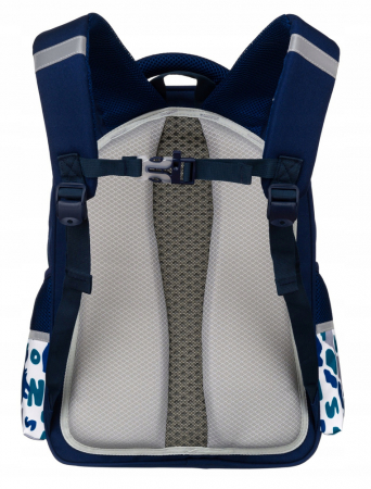 Rucsac de școală bleumarin cu spațiu pentru laptop - Peterson PTR-PTN PS2-6067 BLUE-GR [3]