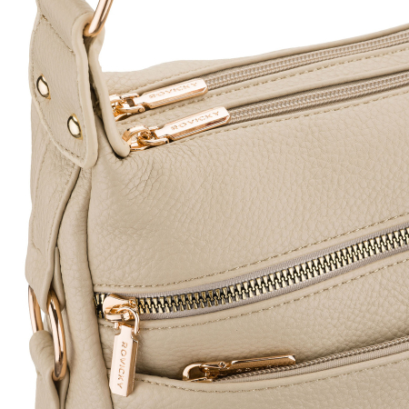 Geantă de damă bej din piele ecologică cu curea lungă - Rovicky R-KP-12-A19-4985 BEI [4]